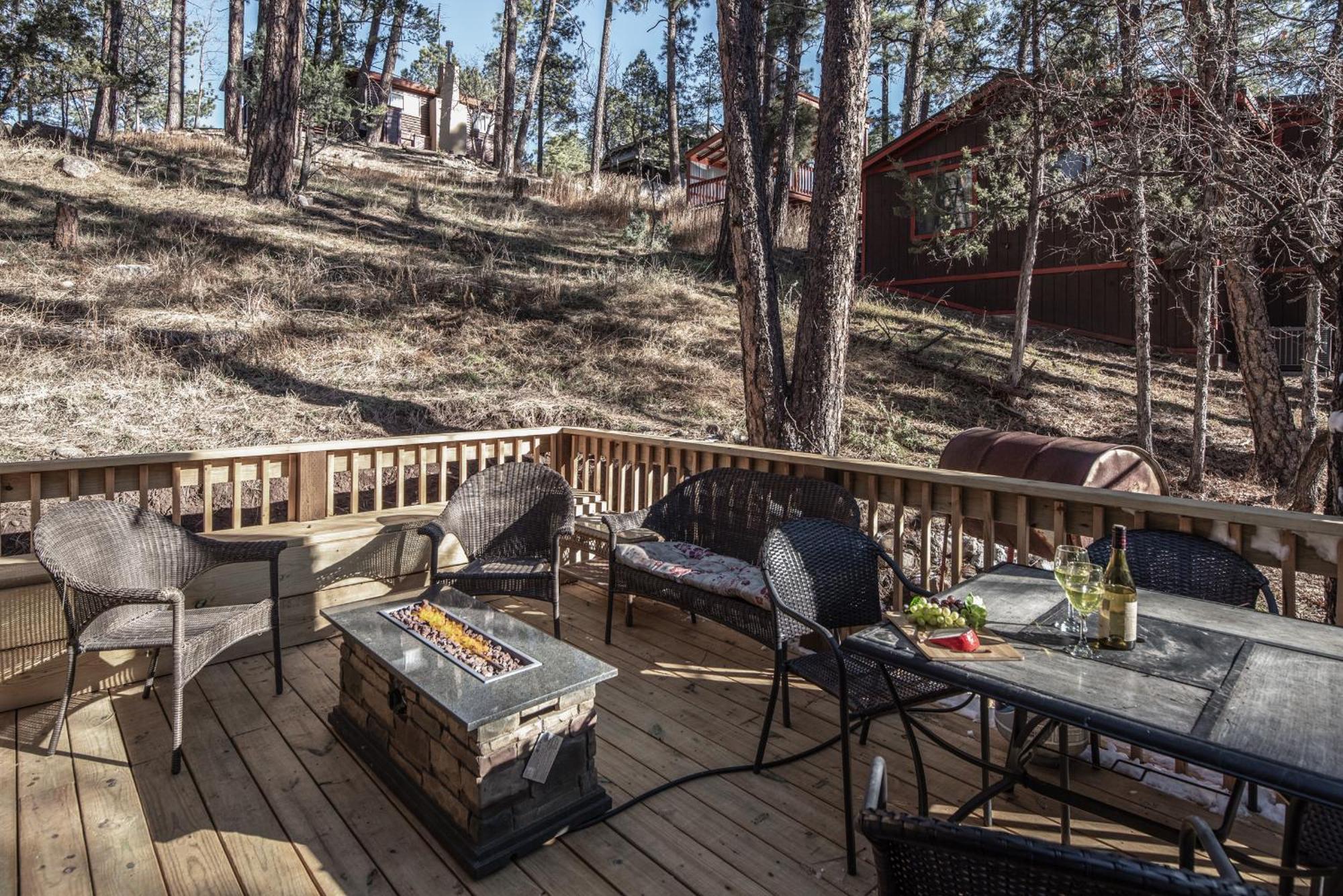 Villa Cabin Fever - Cozy Whirlpool Cabin Near River & Downtown Ruidoso Exterior foto