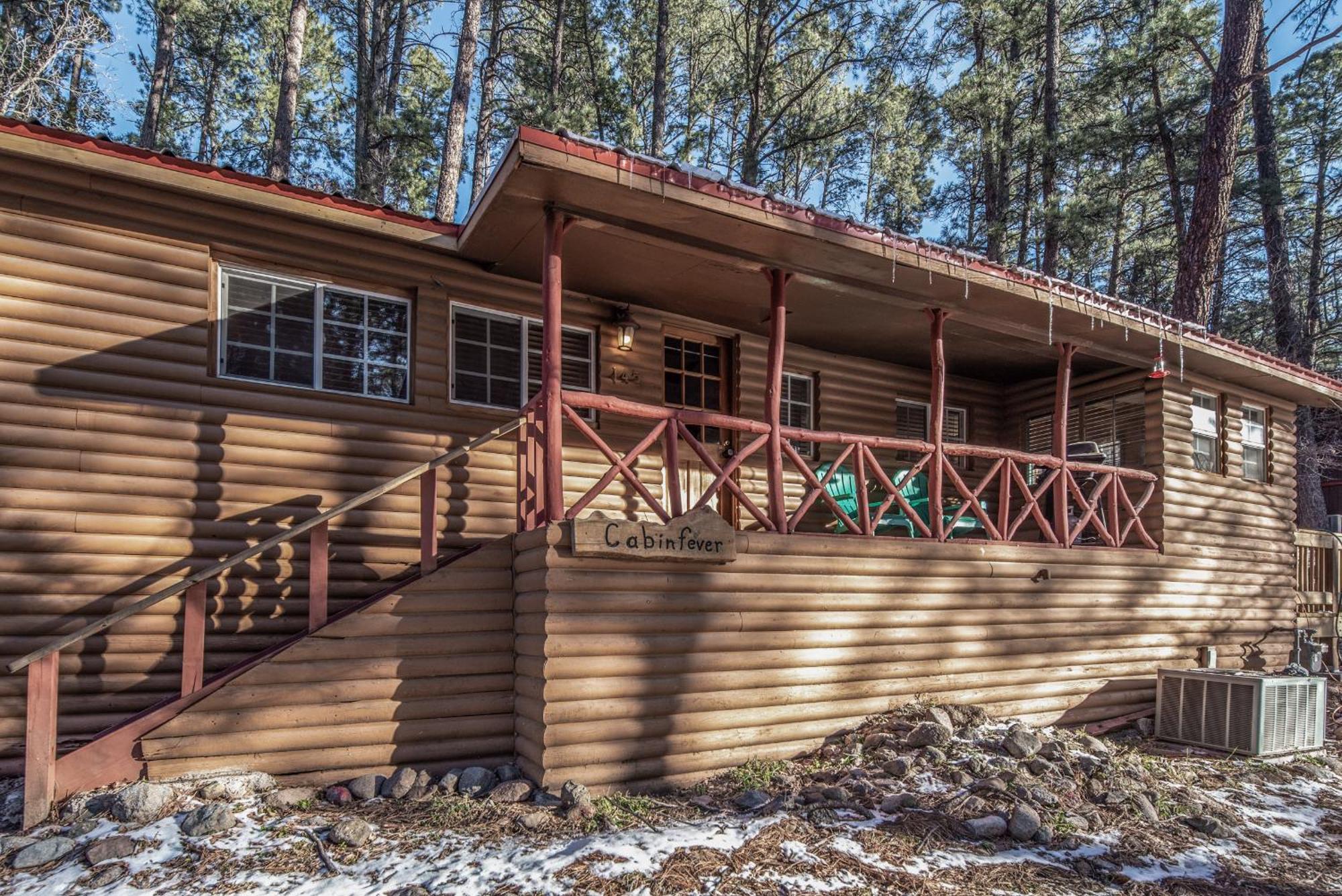 Villa Cabin Fever - Cozy Whirlpool Cabin Near River & Downtown Ruidoso Exterior foto